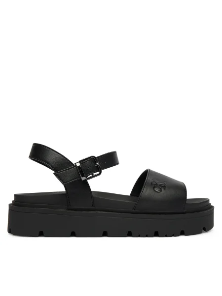 Calvin Klein Szandál Velcro Sandal fekete