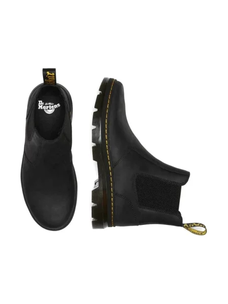 Botki Dr. Martens skórzane czarne