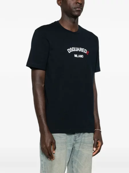 Tricou Dsquared2 cu imagine albastru