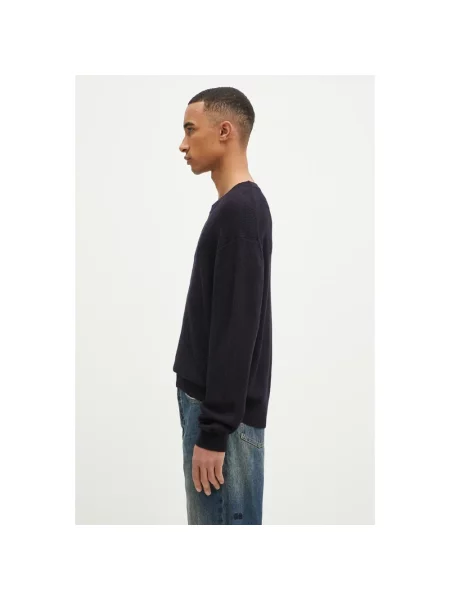 Paul Smith sweter wełniany granatowy niebieski