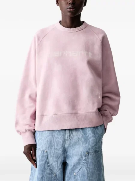 Pulover Carhartt Wip cu imagine roz