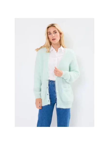 Sweter Des Petits Hauts wełniany niebieski