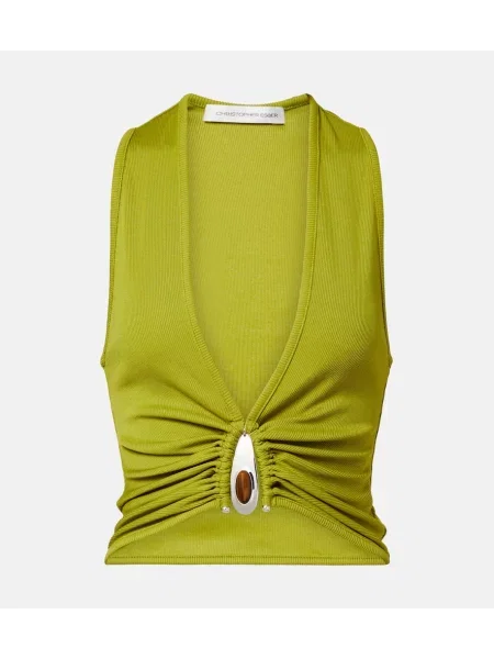 Top Christopher Esber verde