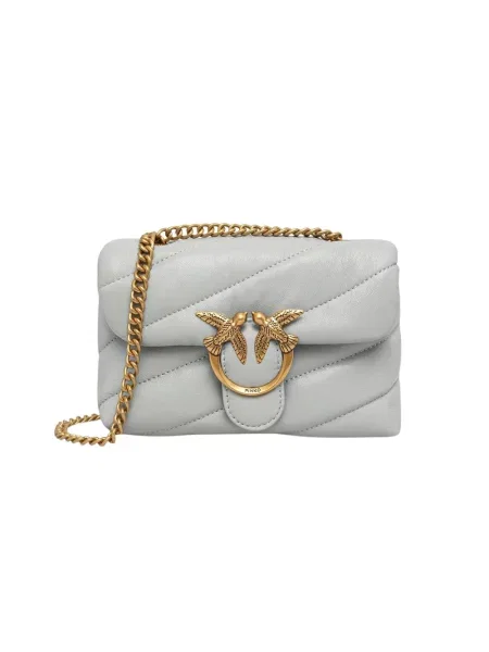 PINKO Torebki Kobieta ONE SIZE Skóra Baby Love Bag Puff niebieski