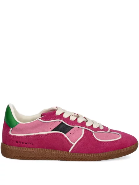 Tenisice Nokwol s vezicama s čipkom ružičasta