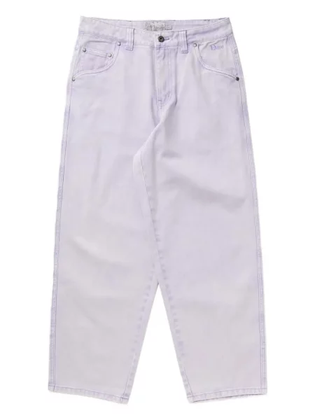 Дънки Dime бродирани виолетово