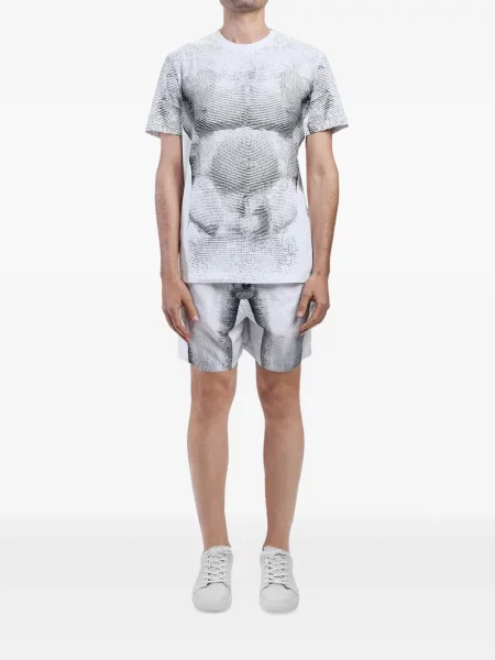 Tricou Moschino cu imagine alb