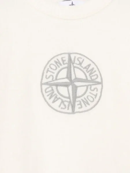 Sweter dziecięcy Stone Island biały