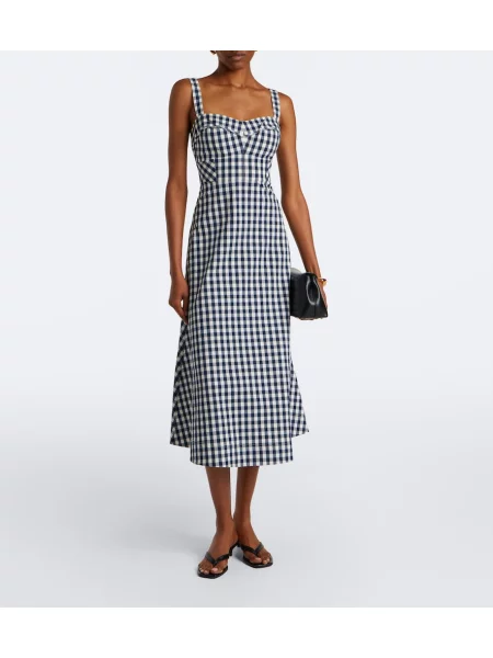 Rochie midi Veronica Beard albastru