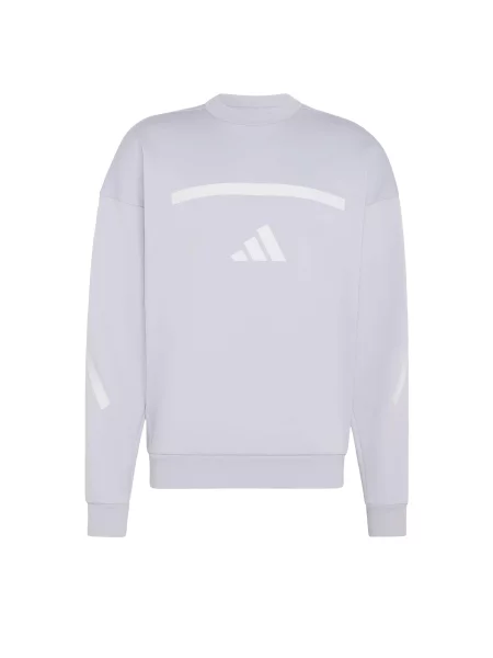 ADIDAS SPORTSWEAR Sportovní mikina Z.N.E. stříbrně šedá bílá