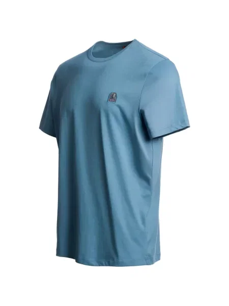 Tricou Parajumpers cu autograf albastru