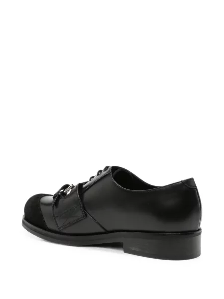 Pantofi derby Stefan Cooke cu cataramă negru