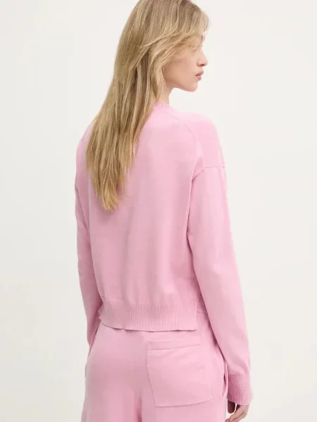 Легкий свитер Moschino Jeans розовый