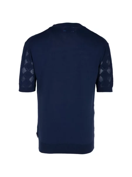 Tricou Bob tricotate albastru