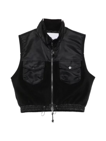 Vestă Cecilie Bahnsen din fleece negru