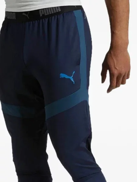 Pantaloni Puma cu imagine albastru