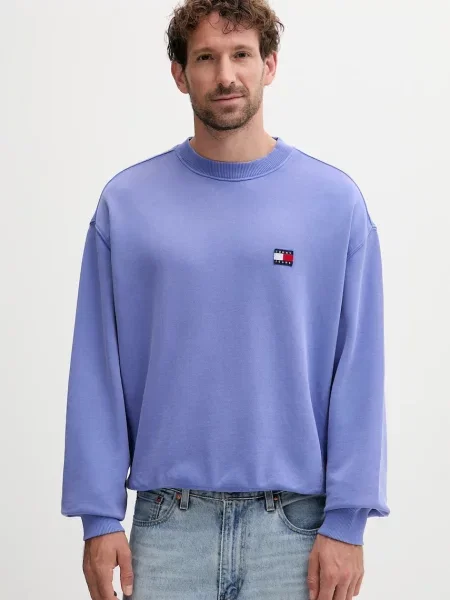 Суитчър Tommy Jeans с апликация синьо