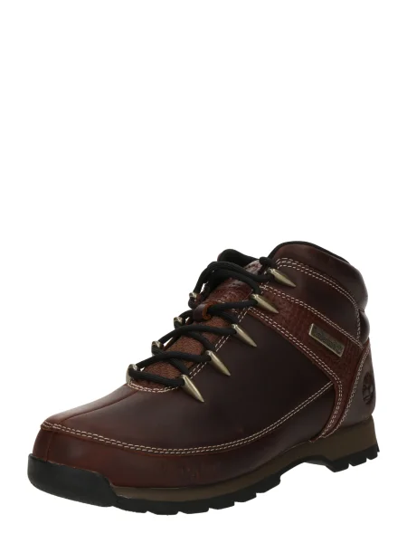 TIMBERLAND Bocanci cu șireturi Euro Sprint / ruginiu maro