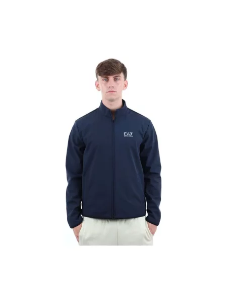Geacă Emporio Armani Ea7 albastru