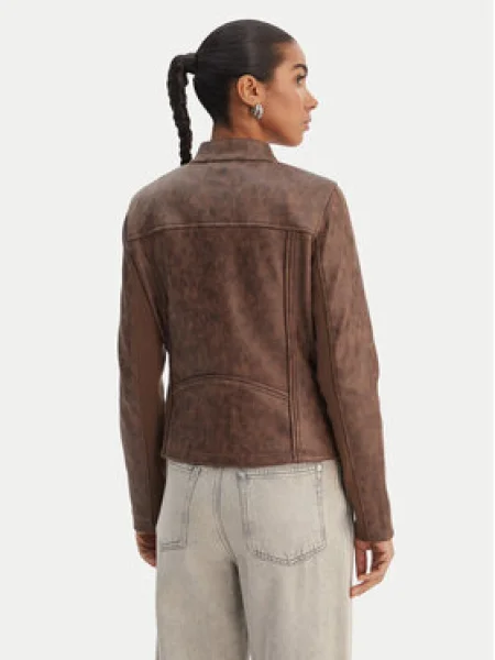 Desigual Prechodná bunda hnedá