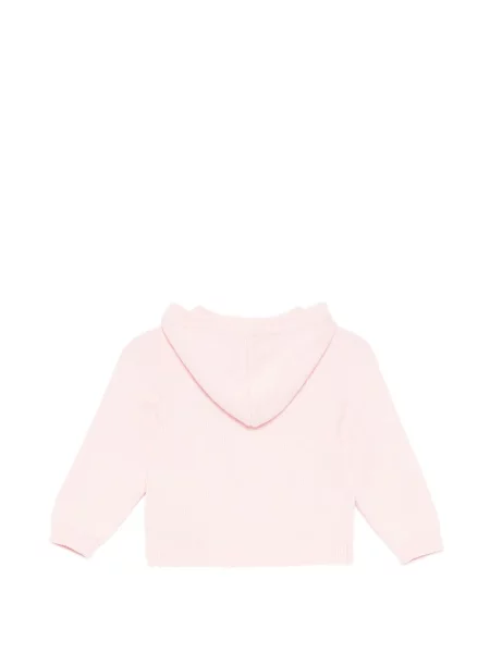 Bluza z kapturem dziecięca Moschino różowa