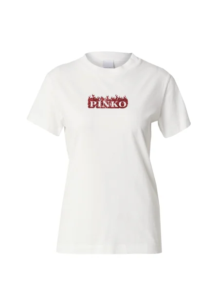 PINKO Tricou Trapani alb