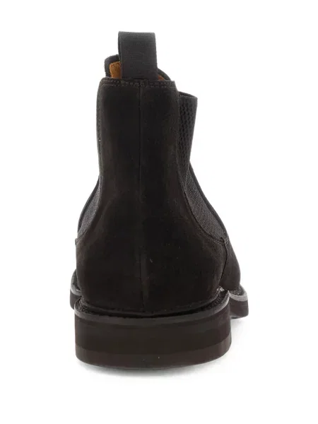 Μπότες chelsea Berwick Shoes σουέντ καφέ