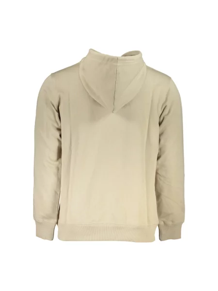 Bluza z kapturem Calvin Klein Jeans z kapturem beżowa
