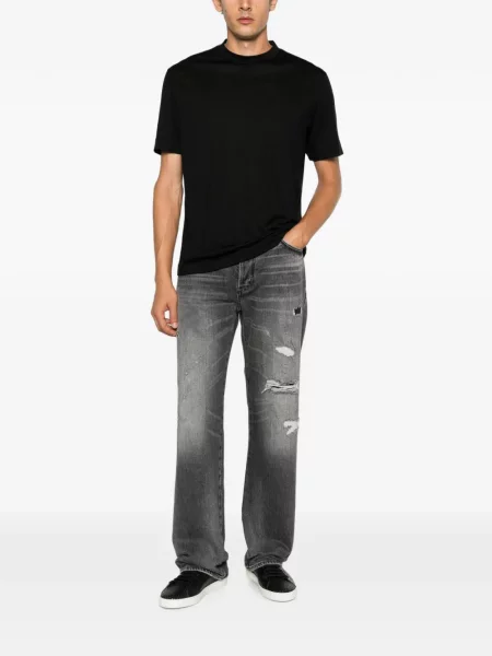 Traperice Emporio Armani s izlizanim efektom siva