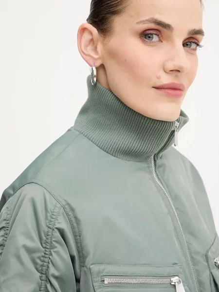 Бомбер Pinko зеленый
