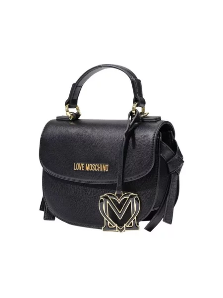 Love Moschino torebka crossbody z imitacji skóry czarna