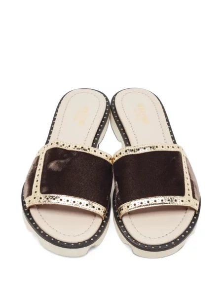 Σανδάλια Malone Souliers χωρίς τακούνι καφέ