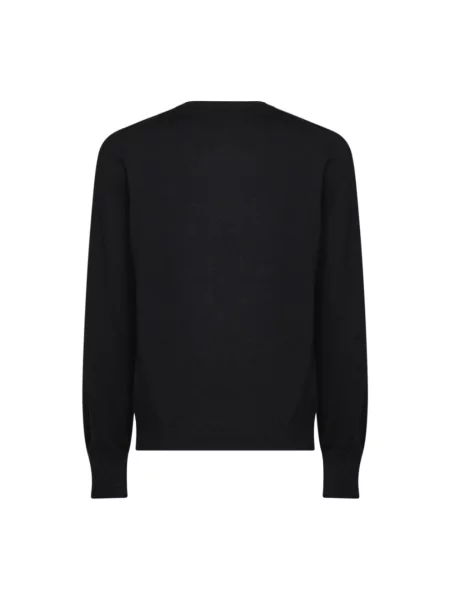Sweter Tagliatore wełniany czarny