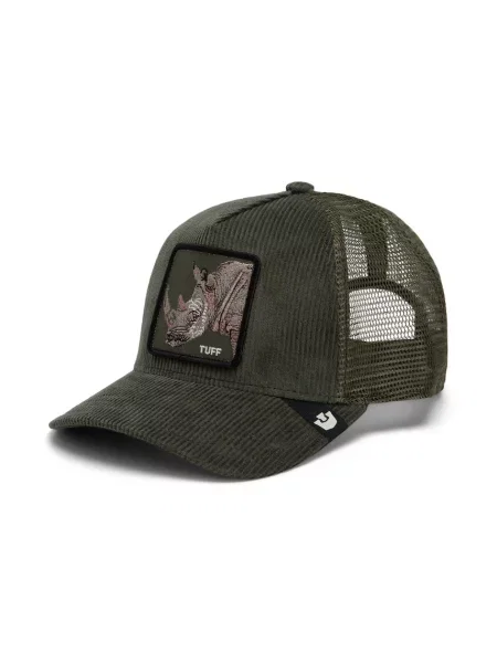 Goorin Bros шапка trucker от джинсова материя Corduroy Tuff зелено