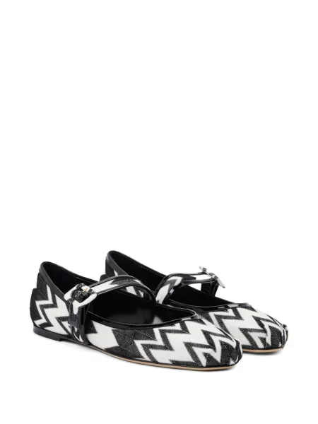 Balerinki Missoni białe