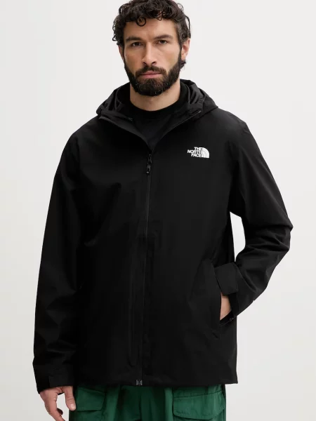 The North Face geacă 3 în 1 pentru bărbați QUEST TRICLIMATE negru