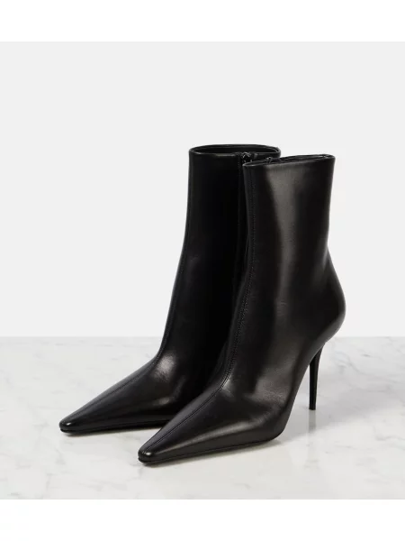 Botine Saint Laurent din piele negru