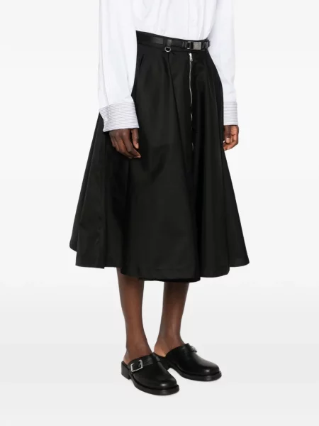 Cu centură fustă Prada negru