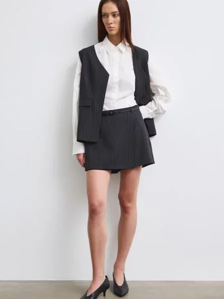 Culottes nohavice Medicine sivá