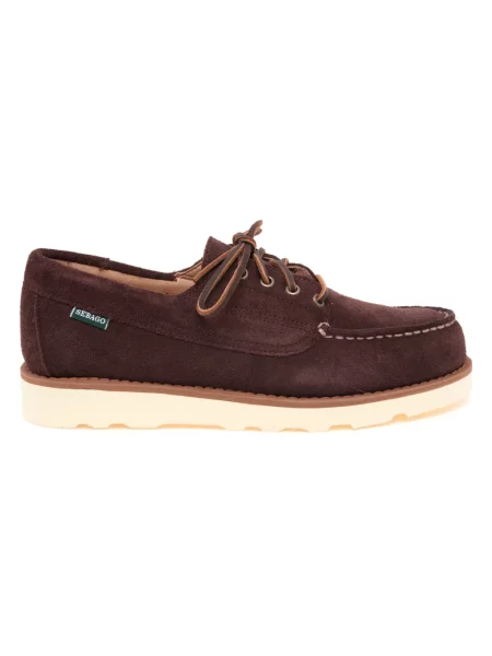 Półbuty Sebago zamszowe brązowe