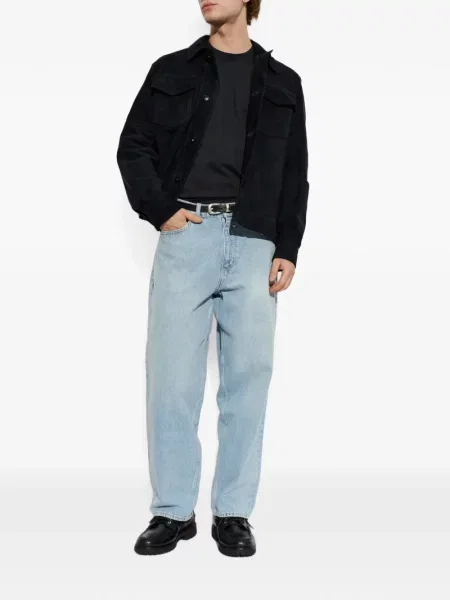 Tricou Rag & Bone cu decolteu rotund negru