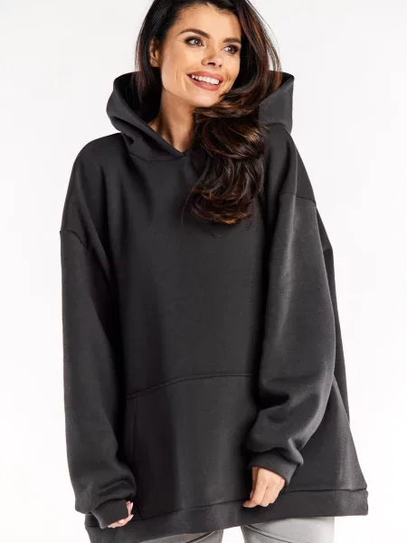 Bluza z kapturem Infinite You czarna