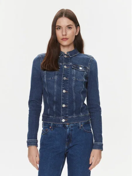 Tommy Jeans Farmer kabát Vivianne sötétkék