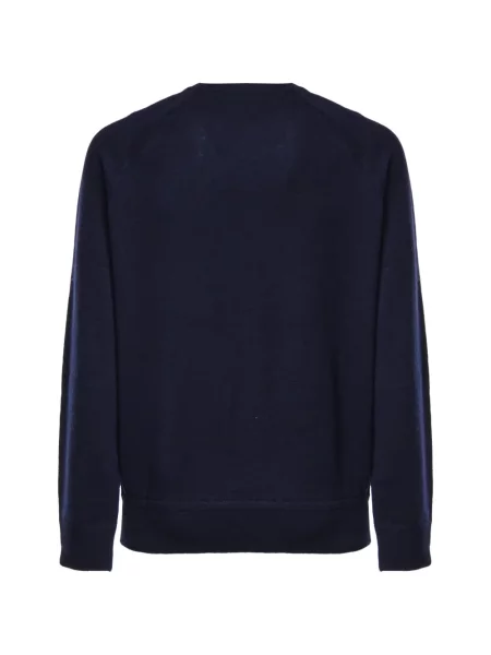 Hanorac crewneck Mc2 Saint Barth de lână albastru