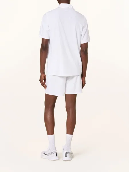 Lululemon Szorty Tenisowe Striped Mesh weiss białe