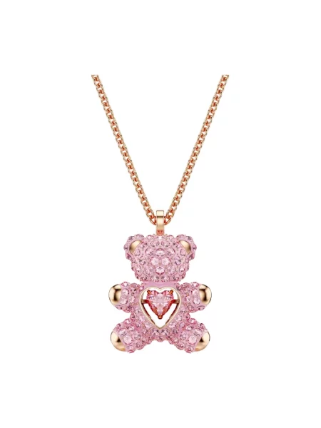 Naszyjnik Swarovski różowy