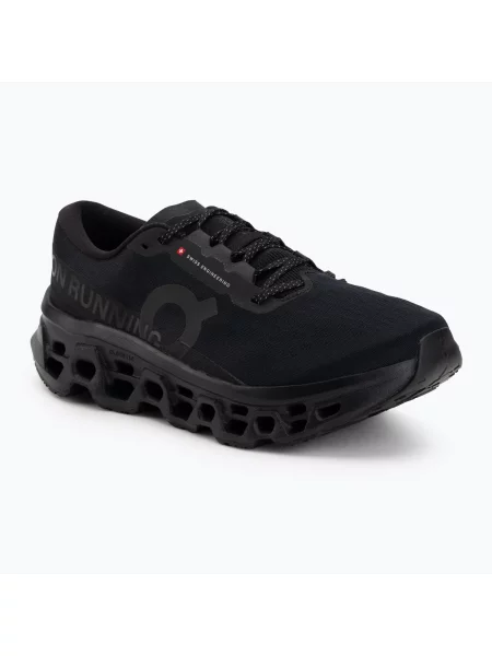 Férfi futócipő On Cloudmonster 3 Wide black/black. Méret: 45 EU fekete
