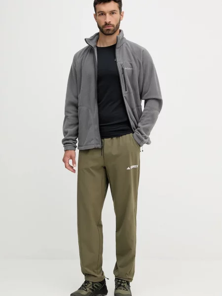Штани outdoor adidas TERREX Liteflex прямі зелений