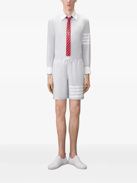 Šortai Thom Browne ruoželis pilka