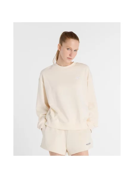 Bluza New Balance Sport Essentials French Terry Kremowy M biały